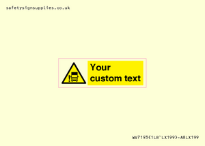 Custom warning blindspot